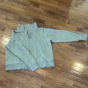 Under Armour Sage Green Half-Zip Top